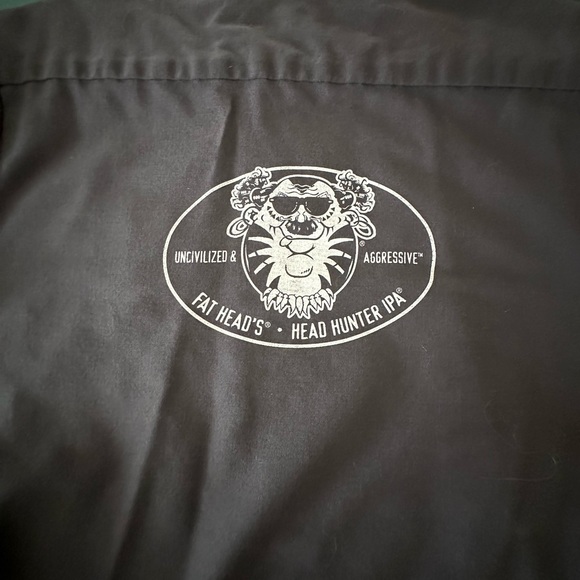 Fat Heads Brewing Brewers shirt Medium - Picture 3 of 3